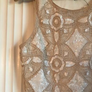 Express Sequins Crop Top